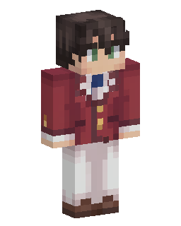 Red Uniform Student skin de Minecraft