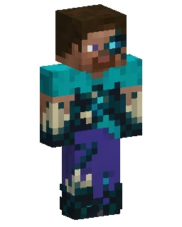 Teal Shirt Gamer Minecraft skin