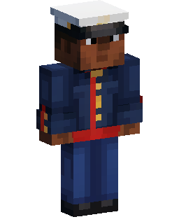 Blue Uniform Officer Minecraft skin