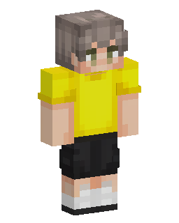 Yellow Shirt Boy Minecraft skin