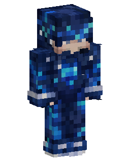 Скін Minecraft Blue Circuit Hoodie Gamer