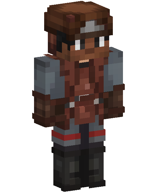 Skin Minecraft Brown Jacket Mechanic