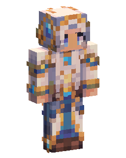 Skin Minecraft Gold Trim Fantasy Mage