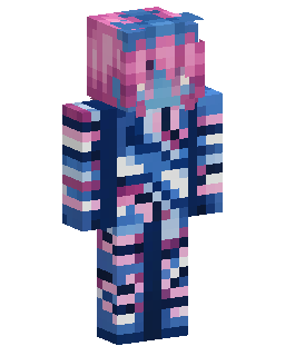 Skin Minecraft Pink Haired Anime Girl