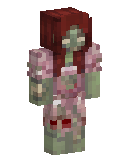 Zombie Girl In Pink Dress 的 Minecraft 皮肤