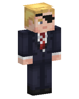 Blond Suit Agent Minecraft skin