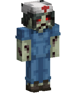 Blue Scrubs Medic Minecraft skin