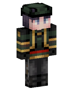 Gold Trim Military Officer Minecraft-Skin