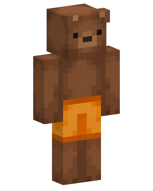 Brown Bear Minecraft skin