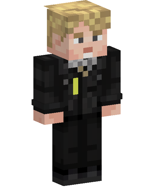 Skin Minecraft Blond Suit Boy