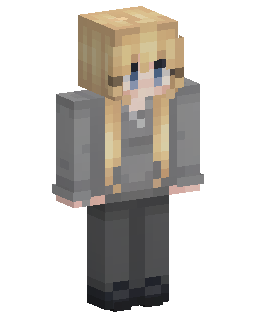 Blonde Gray Jacket Minecraft skin
