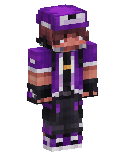 Minecraft-skin Purple Streetwear Gamer