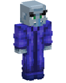 Blue Robe Illager Minecraft-Skin