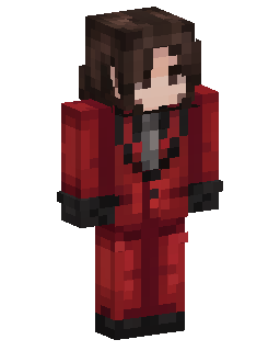 Skin Minecraft Red Suit Gentleman