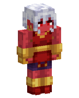Skin Minecraft Red Gold Robed Mage