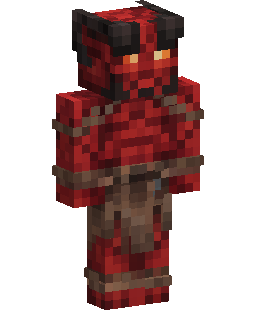 Red Demon Warrior skin de Minecraft