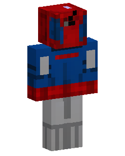 Red And Blue Robot skin de Minecraft