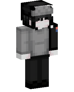 Gray Hoodie Boy Minecraft 스킨