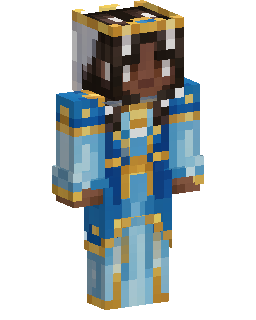 Blue Gold Armored Guard skin de Minecraft