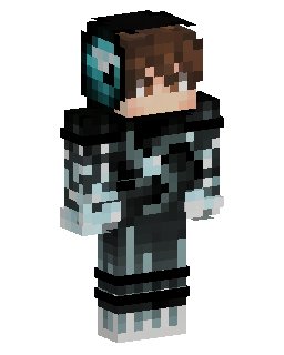 Dark Hoodie Orb Gamer Minecraft skin