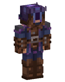 Skin Minecraft Purple Hooded Rogue