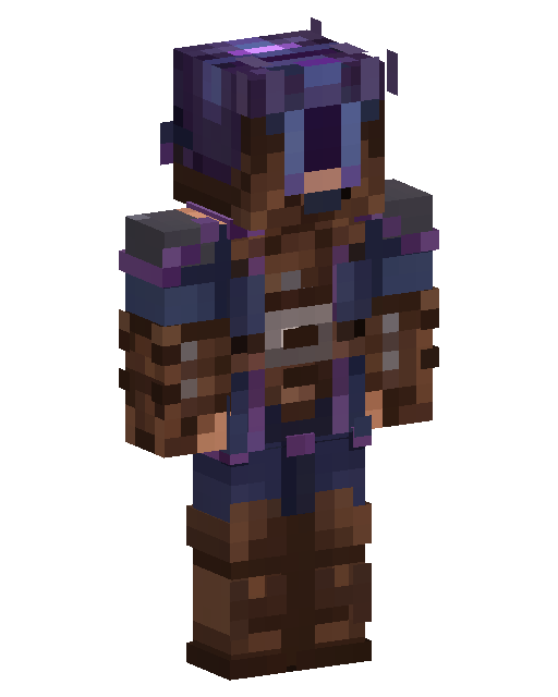 Purple Hooded Rogue Minecraft skin