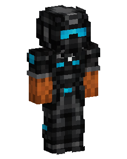 Black Armored Trooper Minecraft-Skin