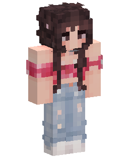 Pink Shirt Girl Minecraft skin