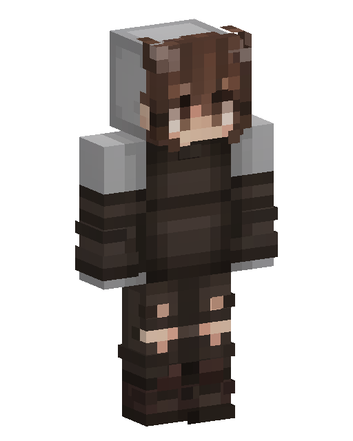Skin do Minecraftu Dark Haired Fighter
