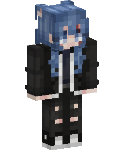 Blue Haired Anime Girl skin de Minecraft
