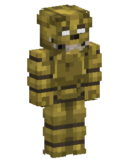 Golden Animatronic Bear 的 Minecraft 皮肤