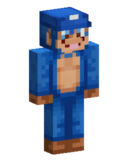 Blue Cap Overalls Man Minecraft skin