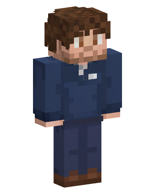 Skin Minecraft Blue Jacket Boy