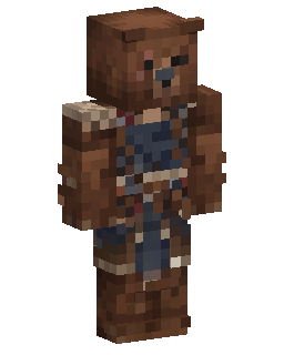 Bear Warrior Minecraft skini