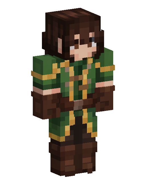 Green Royal Minecraft skin