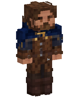 Bearded Bluecoat Sailor skin de Minecraft