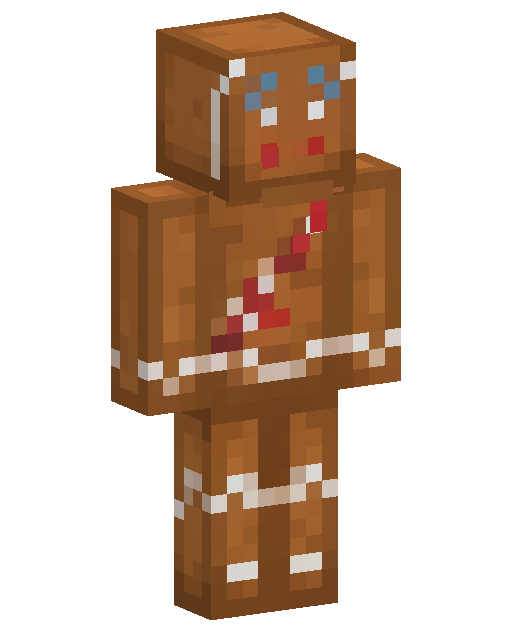 Gingerbread Man Minecraft 皮肤
