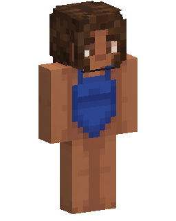 Skin Minecraft Blue Overalls Worker