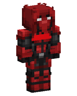 Red Armored Warrior Minecraft skini