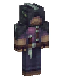 Skin Minecraft Hooded Shadow Wanderer