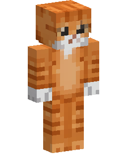 Skin do Minecraft Orange Tabby Cat