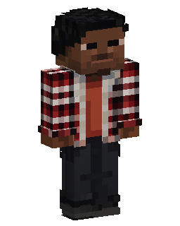 Red Plaid Flannel Guy Minecraft skin