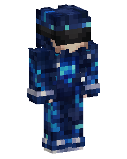 Glowing Blue Circuit Suit Minecraft 스킨