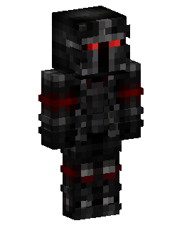 Skin Minecraft Red Eyed Dark Knight