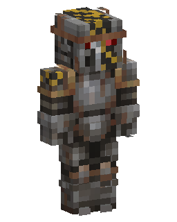 Grey Hazard Striped Robot 的 Minecraft 皮肤