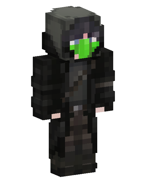Dark Hooded Shadow Figure Minecraft 皮肤