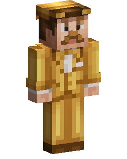 Gold Suit Gentleman Minecraft 스킨