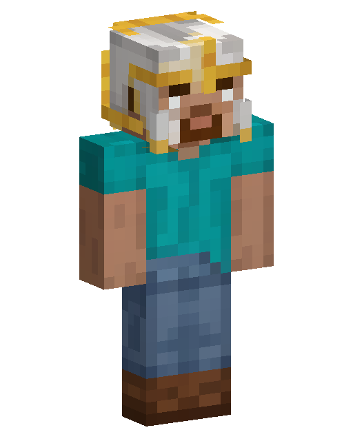 Golden Helmet Knight Minecraft skin