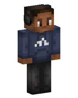 Skin do Minecraft Blue Hoodie Casual Guy