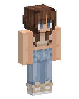 Brown Haired Girl skin de Minecraft